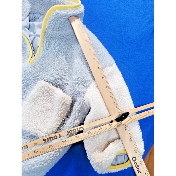 ZARA Toddler Fleece Coat Pants Set 2-3 T,  Grey White Yellow - Picture 6 of 14